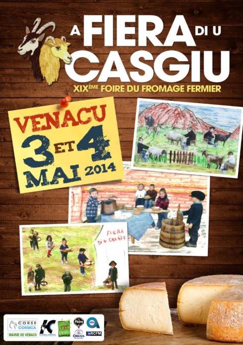 19ème foire du fromage fermier de Corse à Venaco "A Fiera di U Casgiu" mai 2014