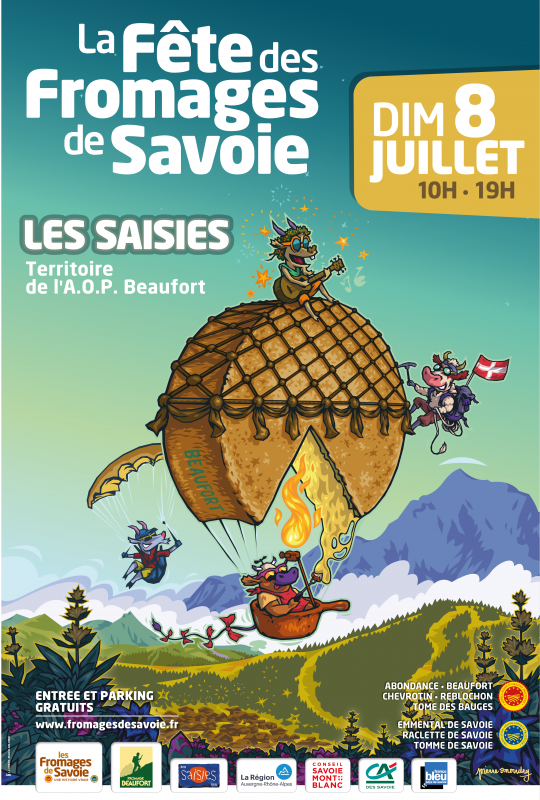 14ème fête des fromages de Savoie aux Saisies (73) - Juillet 2018