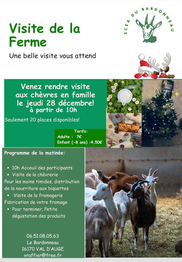 Visite et atelier de fabrication de fromage à la chèvrerie RAFFIER à Val-d'Auge