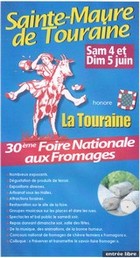 30ème Foire Nationale aux fromages à Sainte-Maure-de-Touraine 2011