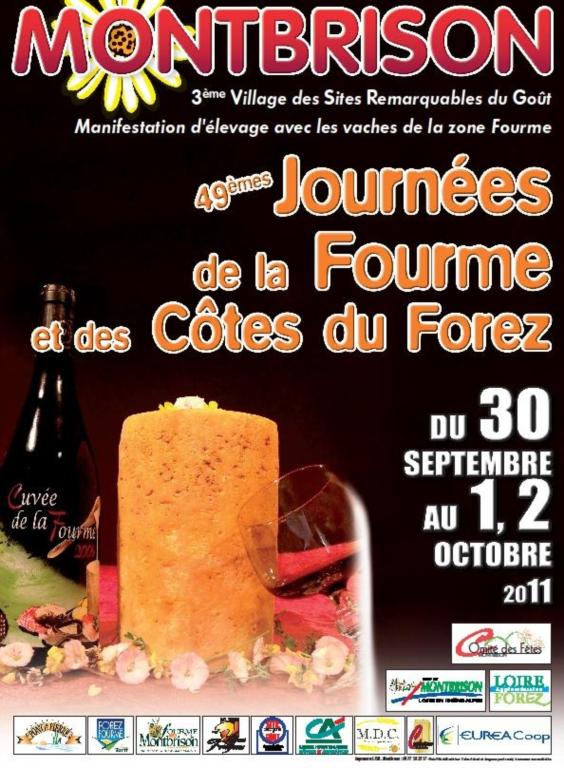 49ème Journées de la Fourme de Montbrison et des Côtes du Forez septembre octobre 2011