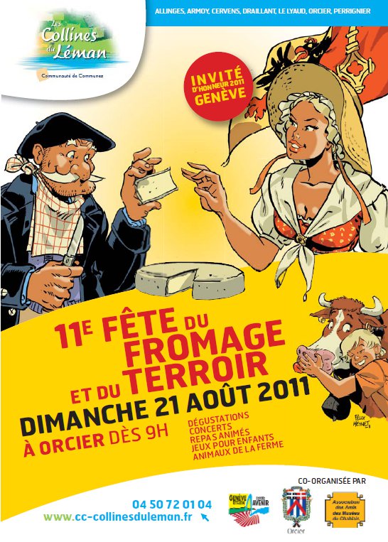 11ème édition de la Fête du Fromage et du terroir Aout 2011