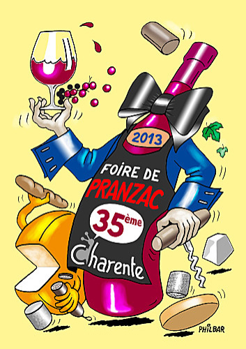 35ème foire aux vins et aux fromages et aux produits artisanaux à Pranzac mars-avril 2013