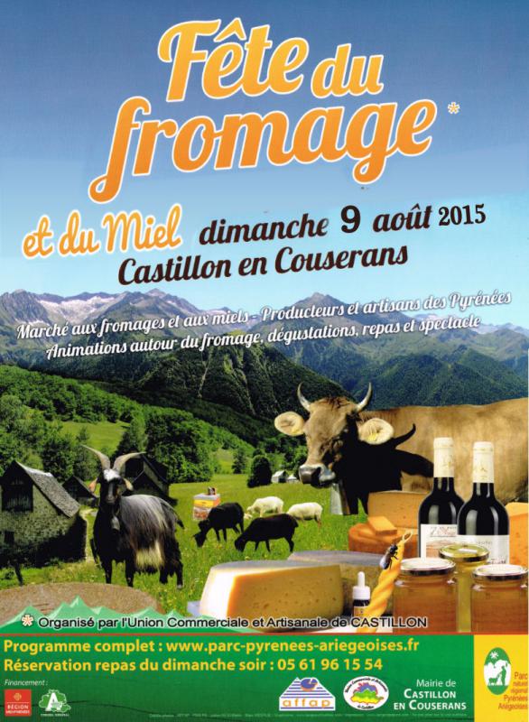 Fête du fromage et du miel à Castillon-en-Couserans - Août 2015