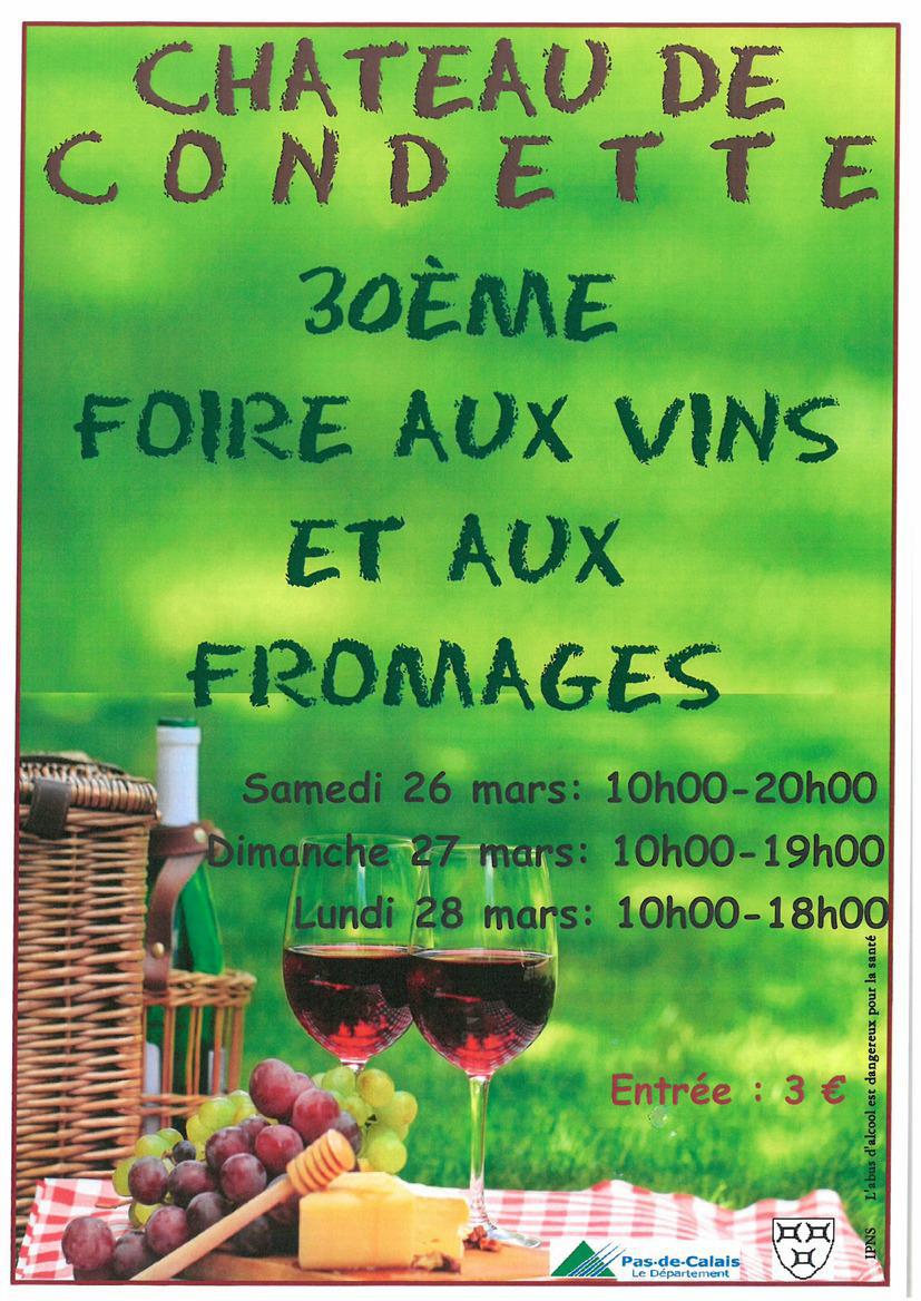 30ème foire aux vins et aux fromages de Condette - Mars 2016