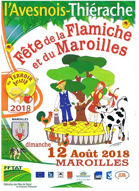 Fête de la Flamiche et du Maroilles à Maroilles (59) - Août 2018