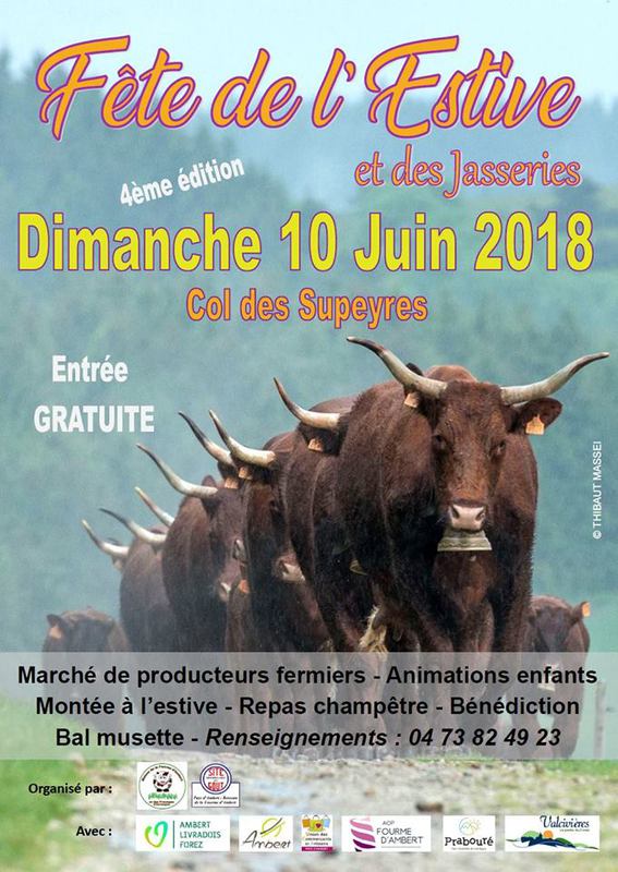4ème édition de la Fête de l'estive et des Jasseries au col des Supeyres (63) - Juin 2018