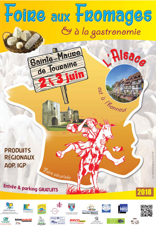 37ème Foire aux fromages à Sainte-Maure-de-Touraine (37) - Juin 2018