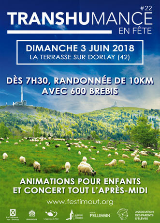 22ème édition de la Transhumance en fête à La terrasse sur Dorlay (42) - Juin 2018