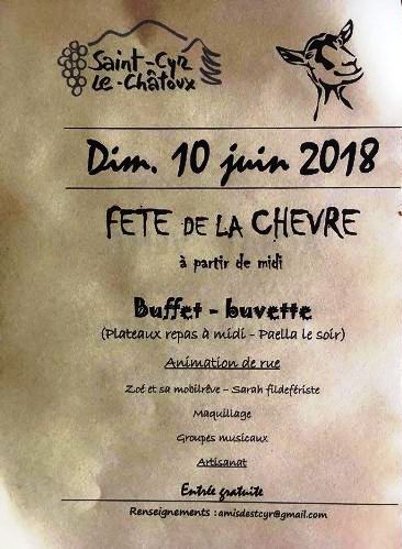 44ème Fête de la chèvre à Saint Cyr le Châtoux (69) - Juin 2018