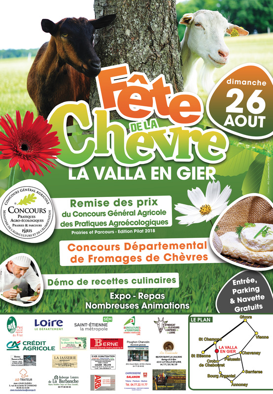 16ème Fête de la chèvre à La Valla-en-Gier (42) - Août 2018