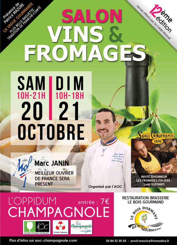 11ème édition du salon des Fromages et vins de France à Champagnole (39) - Octobre 2018