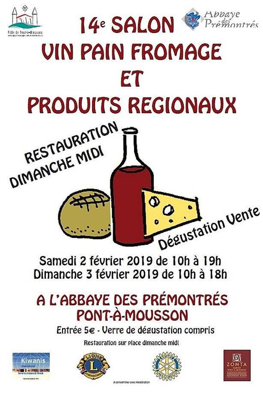 14ème salon vin pain fromage et produits régionaux à Pont-à-Mousson (54)