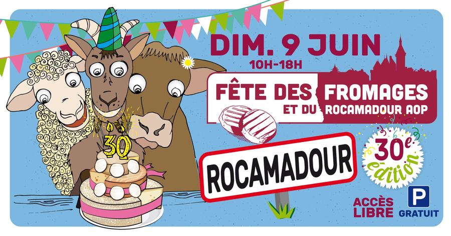 30ème fête des fromages à Rocamadour