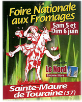 Foire Nationale aux fromages à Sainte-Maure-de-Touraine